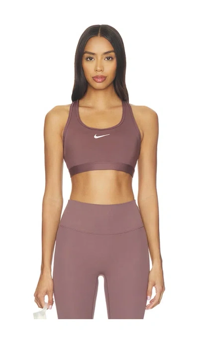 Nike Padded Sports Bra In Purple
