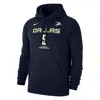 Nike Men's Paige Bueckers Navy Dallas Wings 2025 Wnba Draft Explorer Edition Name Number Pullover Hoodie