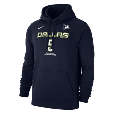 NIKE PAIGE BUECKERS DALLAS WINGS CLUB  MEN'S WNBA FLEECE PULLOVER HOODIE,1015861212