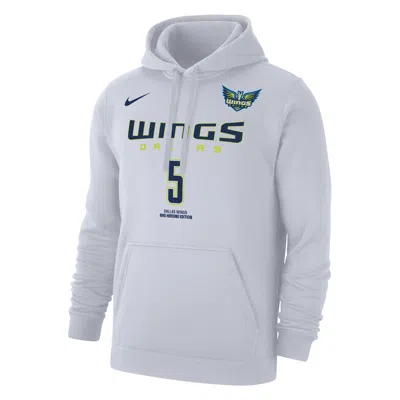 Nike Paige Bueckers White Dallas Wings 2025 Wnba Draft Heroine Edition Name & Number Pullover Hoodie
