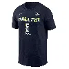 Nike Men's Paige Bueckers Navy Dallas Wings 2025 Wnba Draft Explorer Edition Name Number T-shirt