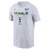 Nike Men's Paige Bueckers White Dallas Wings 2025 Wnba Draft Heroine Edition Name Number T-shirt In White