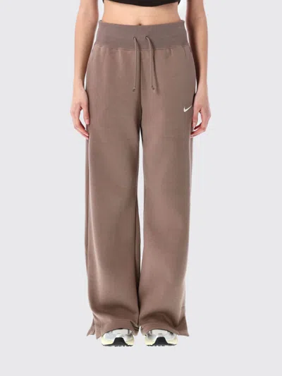 NIKE PANTS NIKE WOMAN COLOR BROWN,G41225032