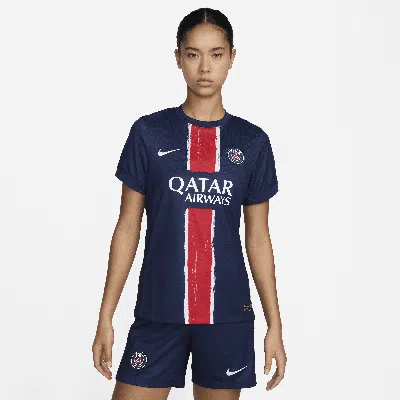 Nike Paris Saint-germain 2024 Stadium Home  Women's Dri-fit Soccer Replica Jersey In Blue