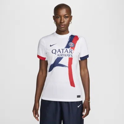 Nike Paris Saint-germain 2024/25 Stadium Away  Women's Dri-fit Soccer Replica Jersey In White