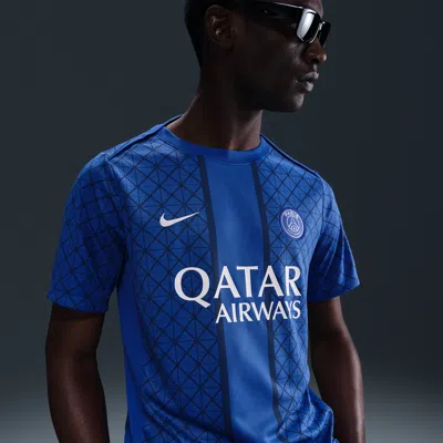 Nike Paris Saint-germain Academy Pro Home  Men's Dri-fit Soccer Pre-match Short-sleeve Top