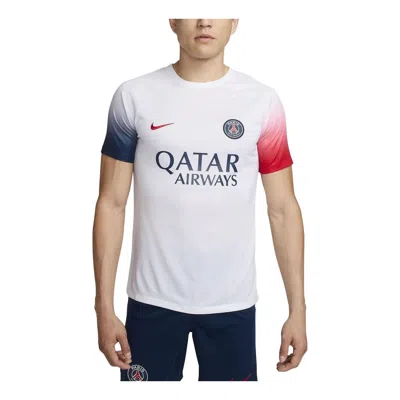 Nike Paris Saint-germain Academy Pro Pre-match Soccer Top 'white'