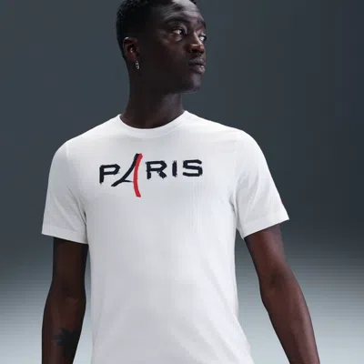 Nike Paris Saint-germain Away  Men's Soccer T-shirt In White
