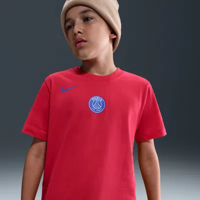 Nike Paris Saint-germain Big Kids'  Total 90 Soccer T-shirt In Red