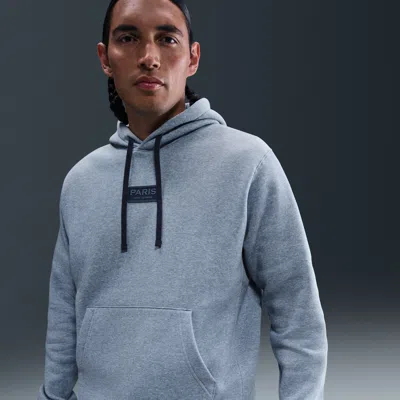 Nike Paris Saint-germain Club  Men's Soccer Pullover Hoodie In Blue