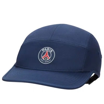 Nike Paris Saint-germain Fly Football Unstructured Cap 'midnight Navy' In Blue