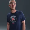 Nike Paris Saint-germain  Men's Soccer T-shirt In Blue