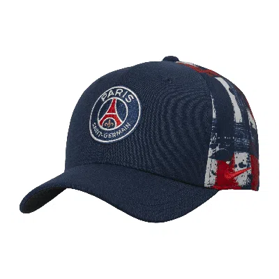 Nike Paris Saint-germain Swooshflex  Unisex Soccer Trucker Cap In Blue