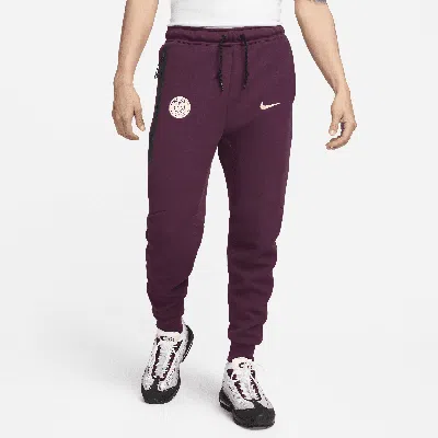 Nike Paris Saint-germain Tech Fleece  Men's Soccer Jogger Pants In Red