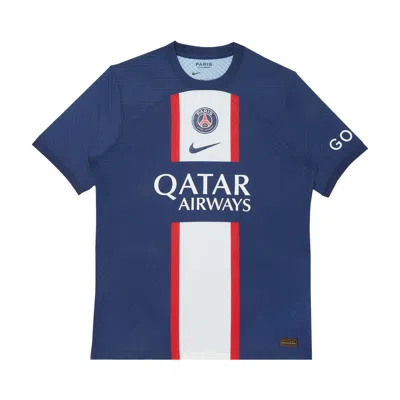 Pre-owned Nike Paris Saint-germain Vapor Match Home Dri-fit Adv Soccer Jersey 'midnight Navy/white' In Blue