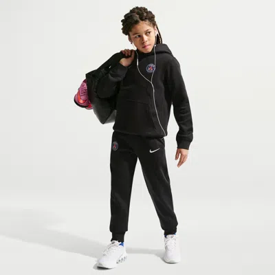 Nike Paris Saint-germain Club Fleece Big Kids' (boys')  Soccer Jogger Pants In Black