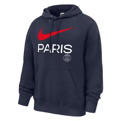 Nike Paris Saint-germain Club Fleece  Men's Pullover Hoodie In Blue