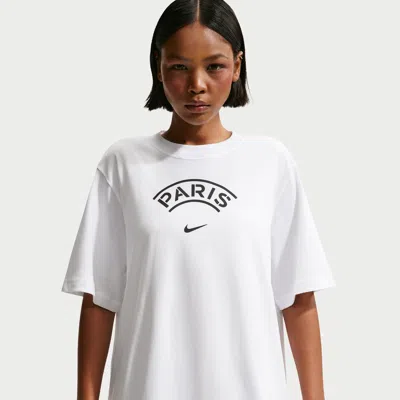 Nike Paris Saint-germain  Women's Soccer T-shirt In White
