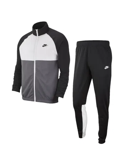 Nike Park 18 Poly Two-tone Tracksuit Set In Black