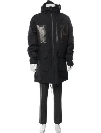 Pre-owned Nike Parka In Black