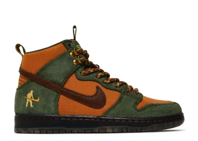 Nike Pass~port X  Dunk High Sb 'workboot' In Green