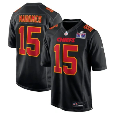 Nike Patrick Mahomes Kansas City Chiefs Super Bowl Lviii  Men's Nfl Game Jersey In Black