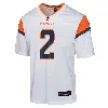 Nike Patrick Surtain Ii Denver Broncos Big Kids'  Nfl Game Jersey In White