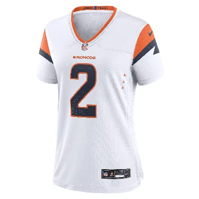 Nike Patrick Surtain Ii Denver Broncos  Women's Nfl Game Football Jersey In White