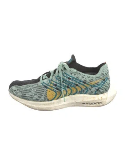Pre-owned Nike Patterned Sneakers In Green