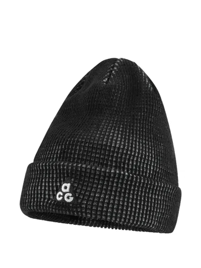 Nike Peak Beanie Hat In Black
