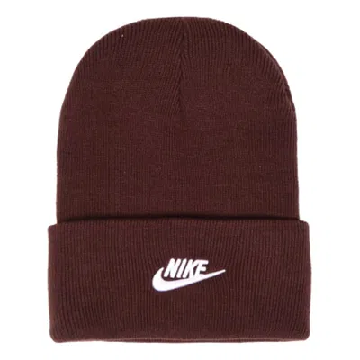 Nike Peak Beanie Tc Futura 'red' In Brown