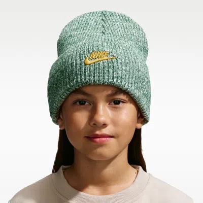 Nike Peak Big Kids' Beanie In Green