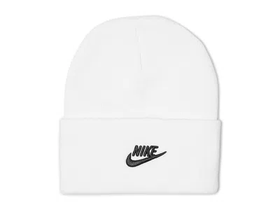 Nike Peak Futura Beanie Caps White/black: One Size