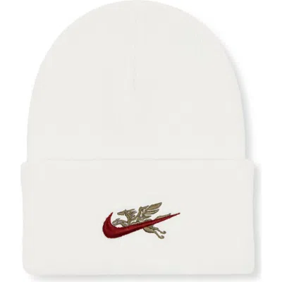 Nike Peak Lny Beanie In White