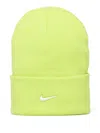 Nike Peak Swoosh-logo Beanie Hat In Yellow