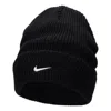 Nike Peak Tall Cuff Swoosh Beanie 'black'