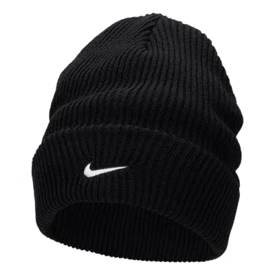 Nike Peak Tall Cuff Swoosh Beanie 'black'