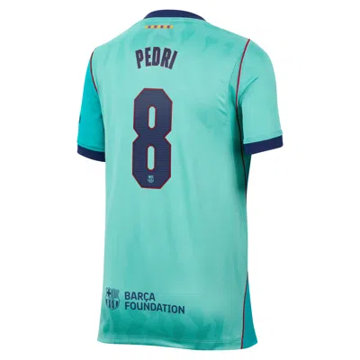 Nike Pedri Barcelona 2026/27 Stadium Third Big Kids'  Dri-fit Soccer Jersey In Green