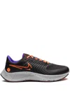Nike Pegasus 38 Shield Sneakers In Black/total Orange/bronze Eclipse/orange