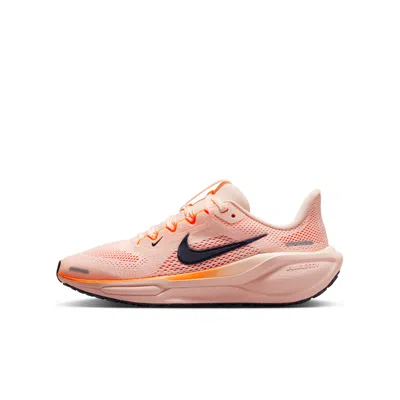 Nike Babies' Pegasus 41 Big Kids' Road Running Shoes In Pink