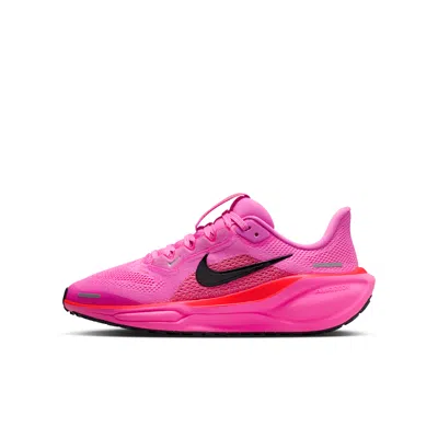Nike Babies' Pegasus 41 Big Kids' Road Running Shoes In Pink