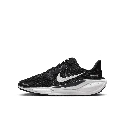 Nike Pegasus 41 Big Kids' Road Running Shoes In Black