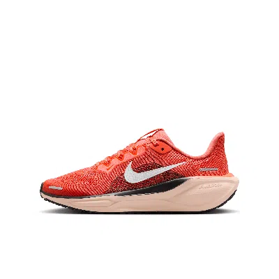 Nike Pegasus 41 Big Kids' Road Running Shoes In Orange