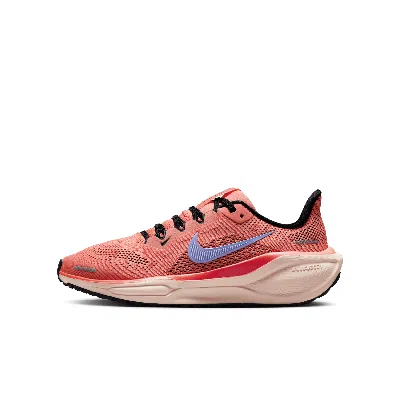 Nike Pegasus 41 Big Kids' Road Running Shoes In Pink