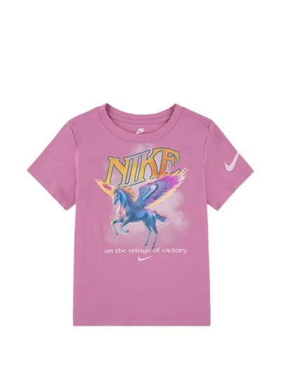 Nike Pegasus Graphic-print T-shirt In Pink