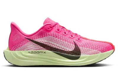 Pre-owned Nike Pegasus Plus Sequoia (women's) Sneakers In Hyper Pink/bright Crimson/barely Volt