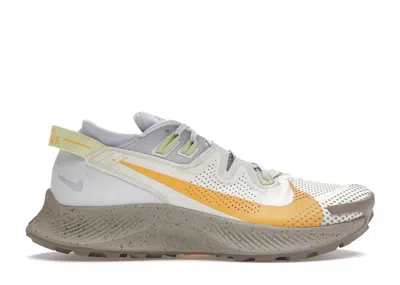 Pre-owned Nike Pegasus Trail 2 Laser Orange (women's) Sneakers In Pure Platinum/fossil/limelight
