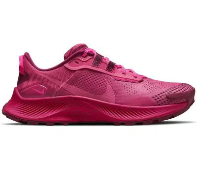Pre-owned Nike Pegasus Trail 3 (women's) Sneakers In Gypsy Rose/hyper Pink/rush Maroon