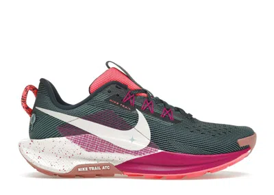 Pre-owned Nike Pegasus Trail 5 (women's) Sneakers In Armory Navy Blue/vivid Grape/green Frost