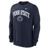 Nike Penn State Arch  Men's College Pullover Crew In Blue